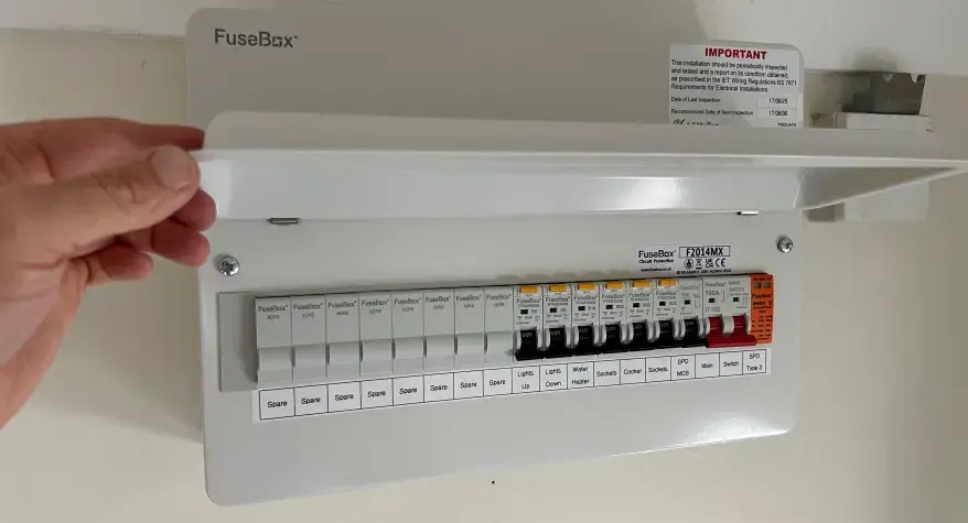  New fuseboard installed by L J Mullan Electrical