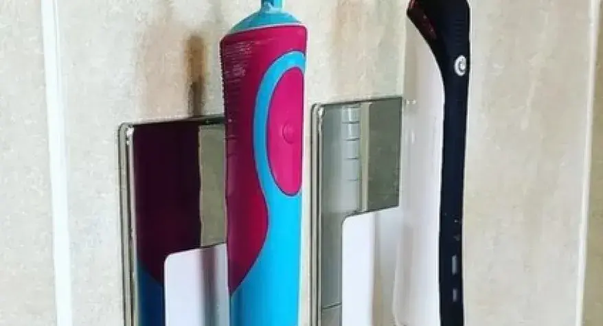 Installing Toothbrush Chargers on a Tiled Bathroom Wall – Precision Electrical Work in Banbury